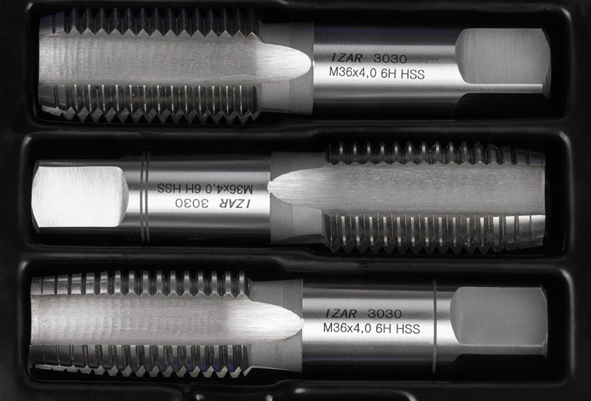 JUEGO 3-MACHOS MANO HSS DIN352 (M) - 3030 - 02,00X0,40