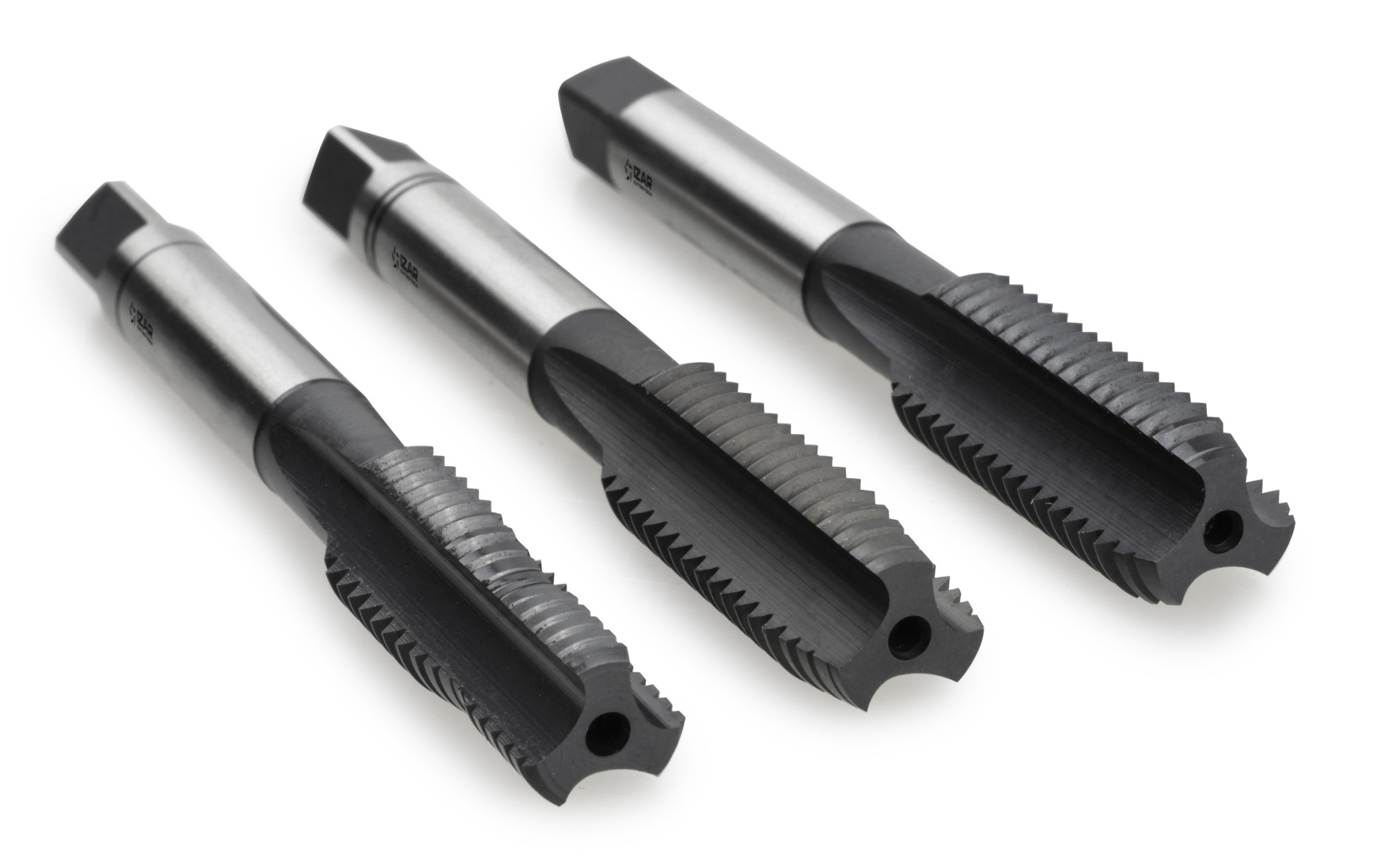 JUEGO 3-MACHOS MANO HSS Co DIN352/2181 (M/MF) INOX - 3036 - 02,00X0,40