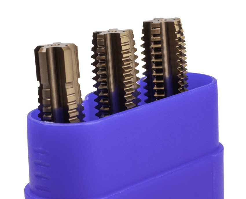 JUEGO 3-MACHOS MANO PMX-TIN-TICN DIN352/2181 (M/MF) MATERIALES DUROS - 3046 - 03,00X00,50 - TICN