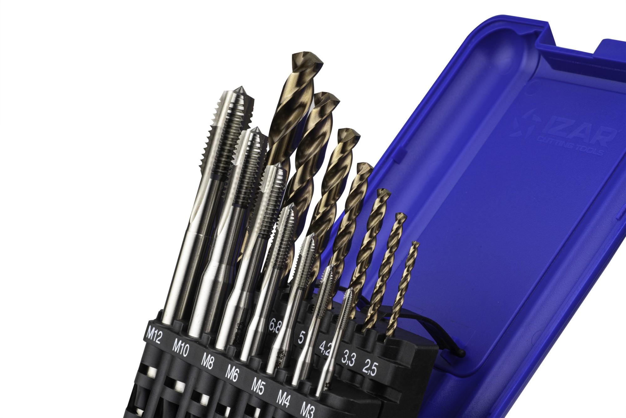 MACHO MAQUINA RECTO HSS Co DIN371 (M) GUN - 3100 - SET+BROCA HSSE