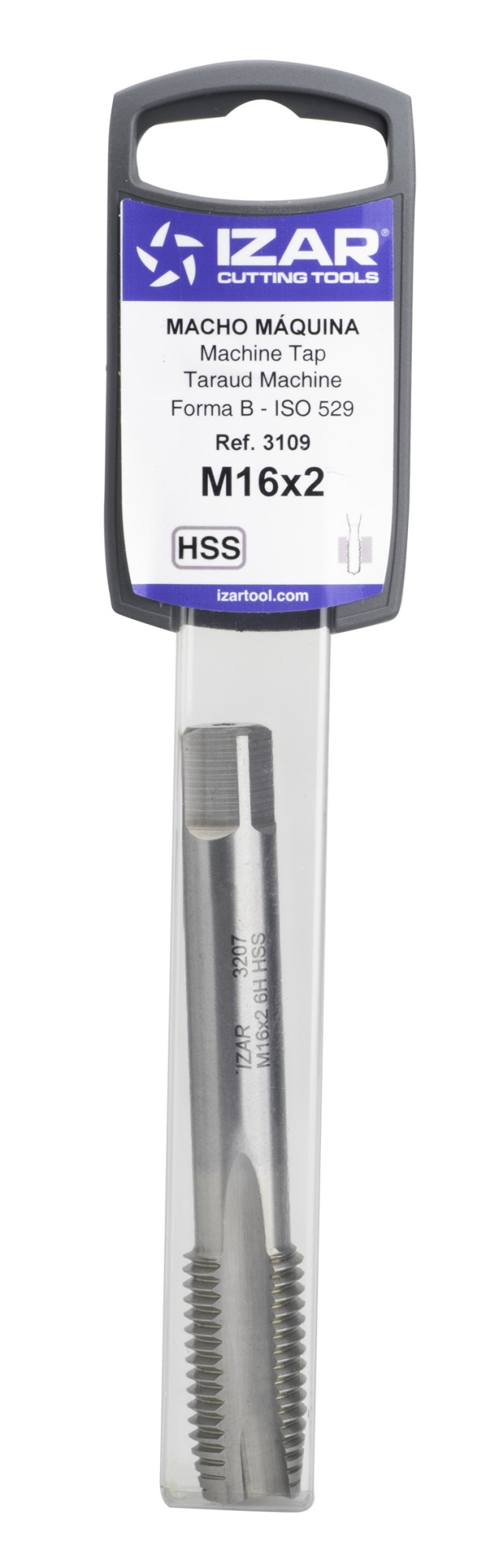 MACHO MAQUINA RECTO HSS ISO529 (M) - 3109 - 03,00X0,50