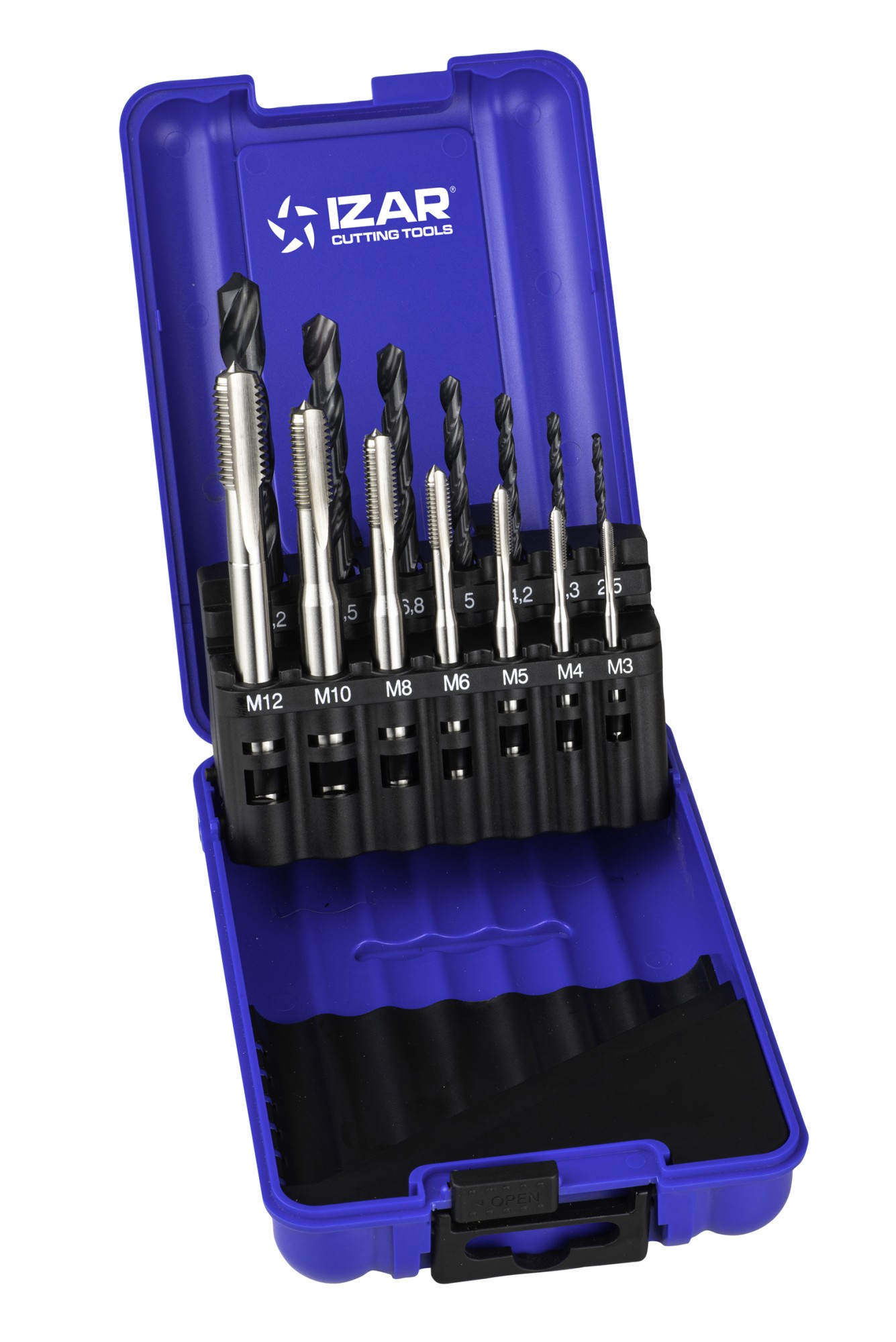 MACHO MAQUINA RECTO HSS Co DIN371 (M) - 3110 - SET+BROCA HSS