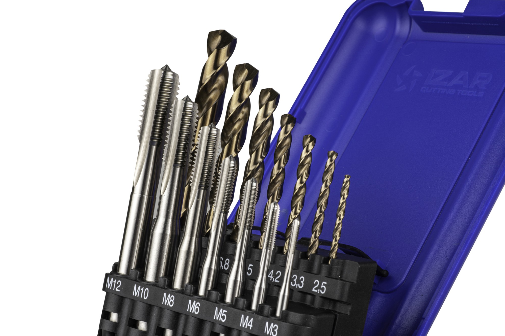 MACHO MAQUINA RECTO HSS Co DIN371 (M) - 3110 - SET+BROCA HSSE