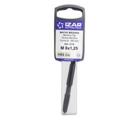 MACHO MAQUINA RECTO HSS Co ISO529 (M) - 3119 - 08,00X1,25