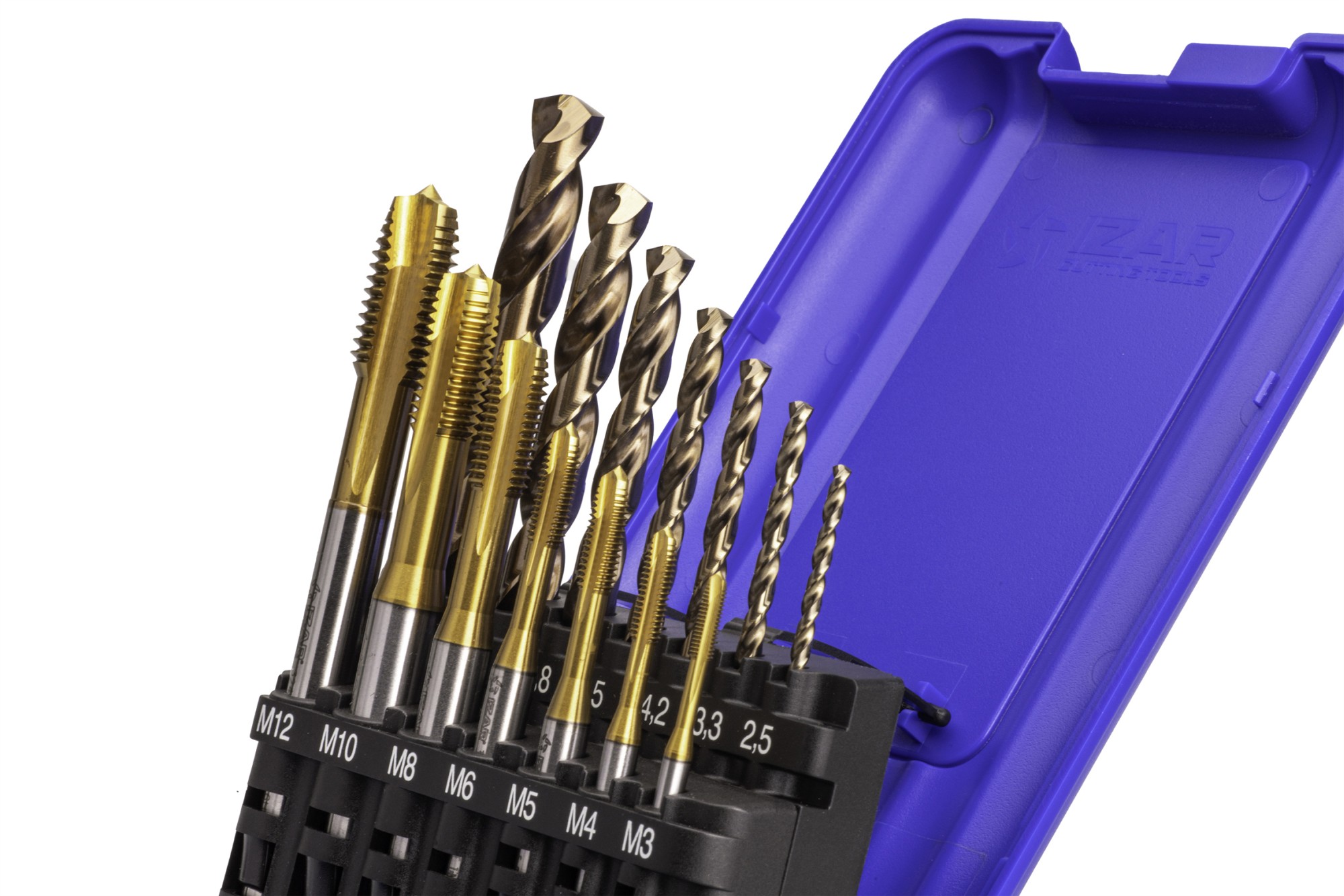 MACHO MAQUINA RECTO HSS Co DIN371 (M) INOX - 3149 - SET + 1016 HSS Co - TIN