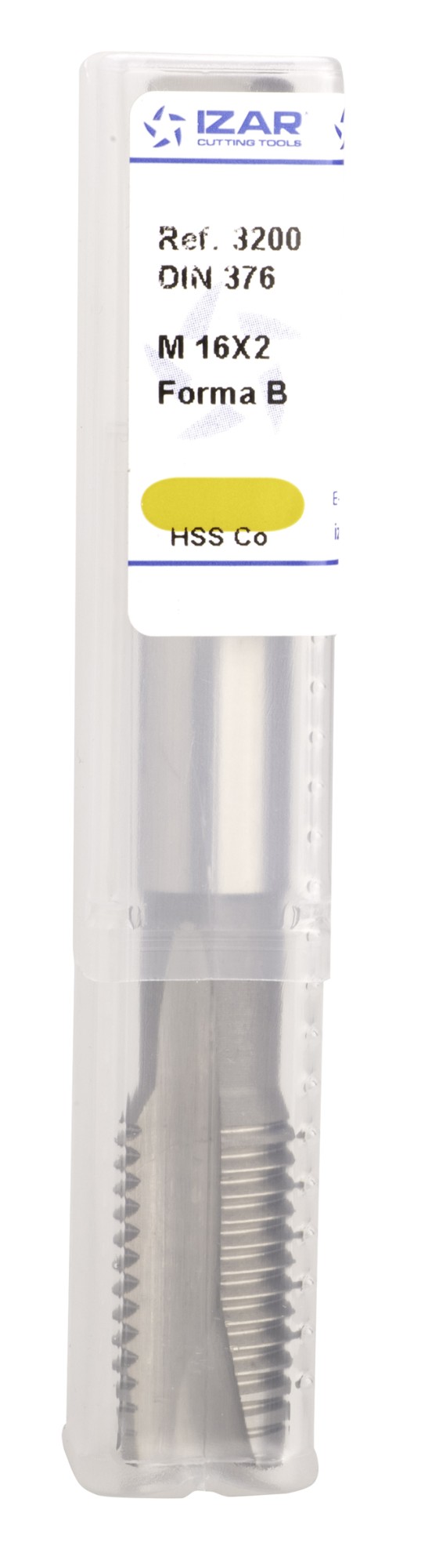 MACHO MAQUINA RECTO HSS Co DIN376/374 (M/MF) GUN - 3200 - 03,00X0,50