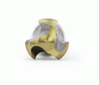 MACHO MAQUINA RECTO HSS Co DIN376 (M) INOX - 3249 - 06,00X0,75 - TIN