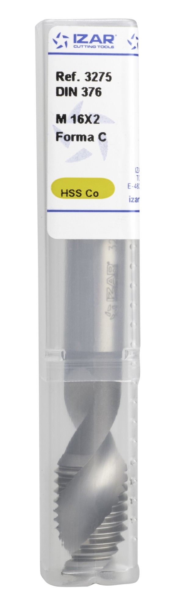 MACHO MAQUINA HELICOIDAL HSS Co DIN376 (M) ALUMINIO - 3275 - 12,00X1,75