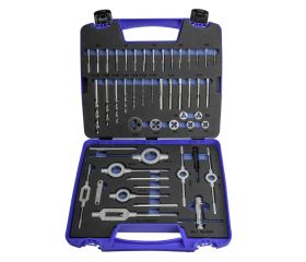 JUEGO MACHOS-COJINETES MANO - 3406 - M3-M12 + COMBI (MOD. 2) 45 pcs.