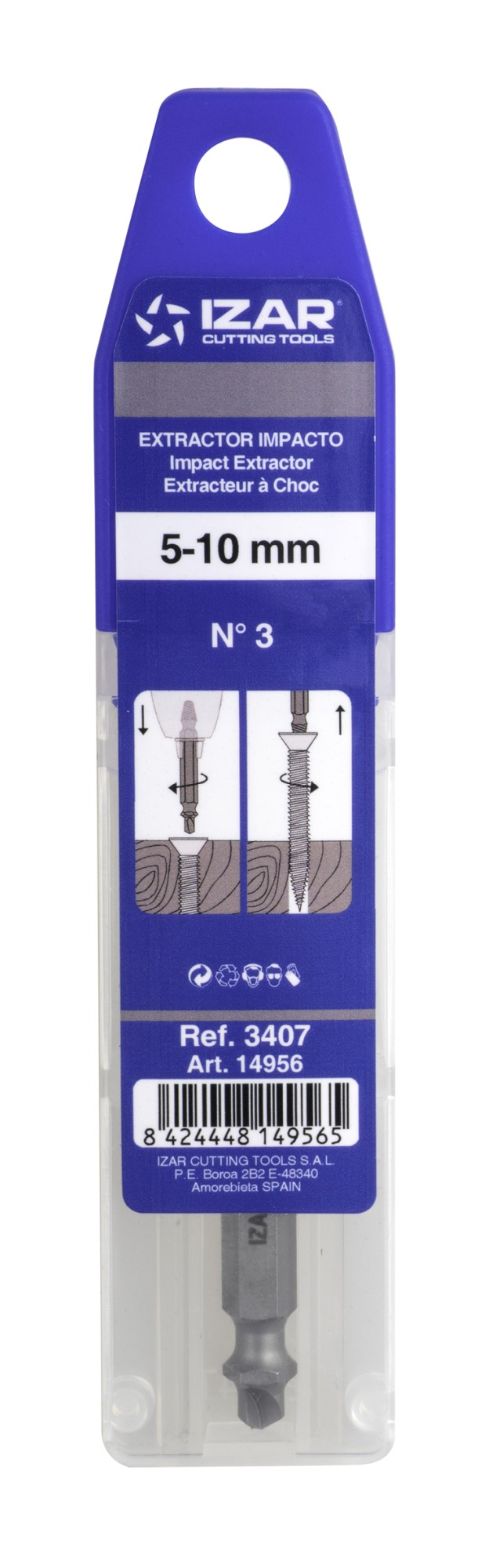 EXTRACTOR IMPACTO - 3407 - Nº1