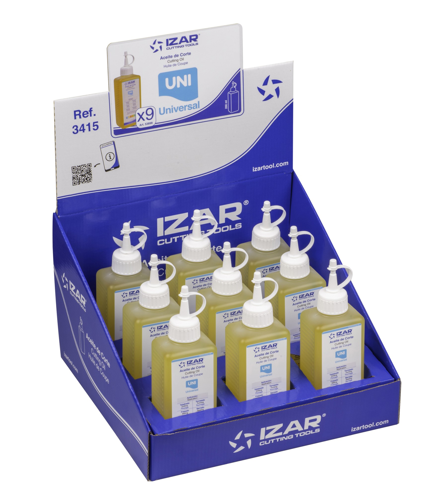 ACEITE/REFRIGERANTE CORTE - 3415 - EXPO 9x ACEITE UNIVERSAL 0,25 L