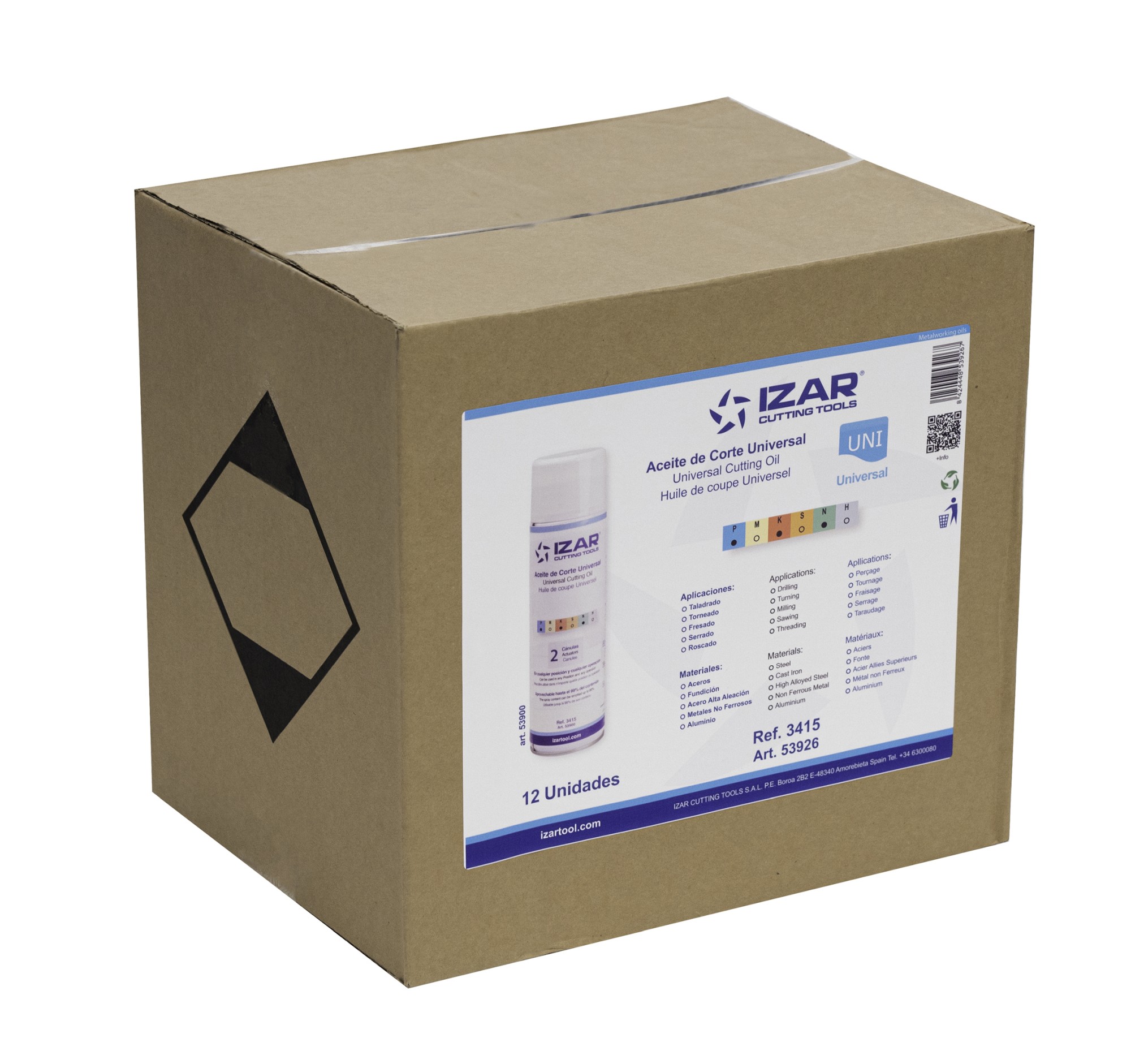 ACEITE/REFRIGERANTE CORTE - 3415 - ACEITE UNIVERSAL 4,80 L AEROSOL (12 x 0,40)