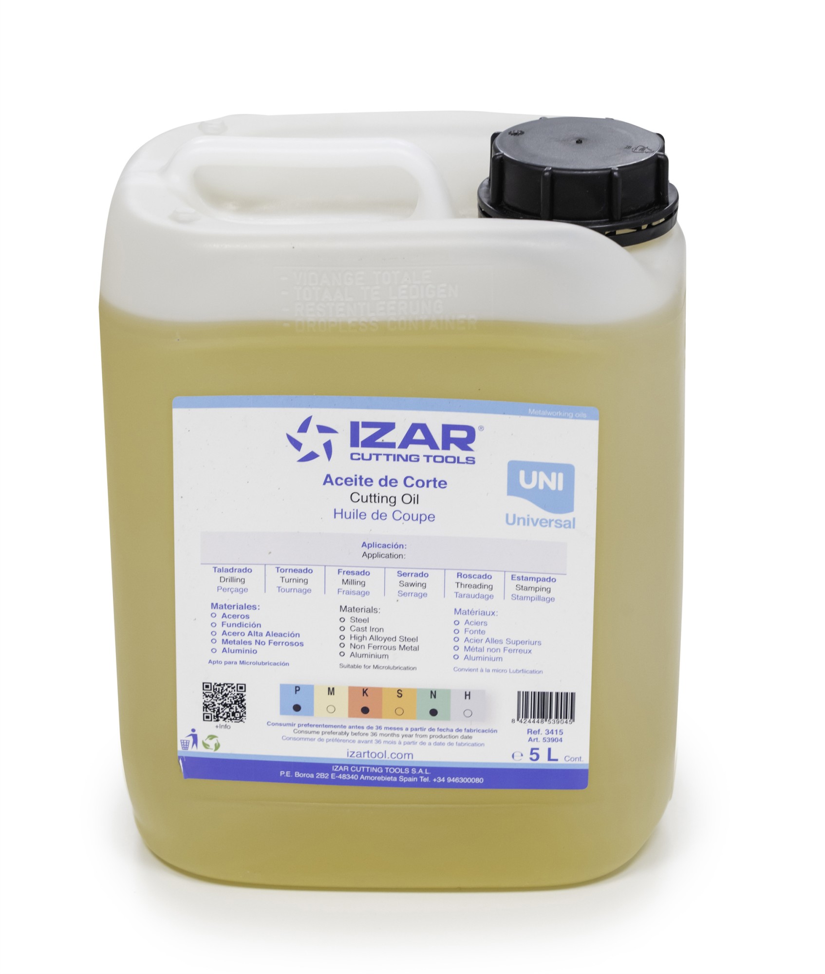 ACEITE/REFRIGERANTE CORTE - 3415 - ACEITE UNIVERSAL 5,00 L