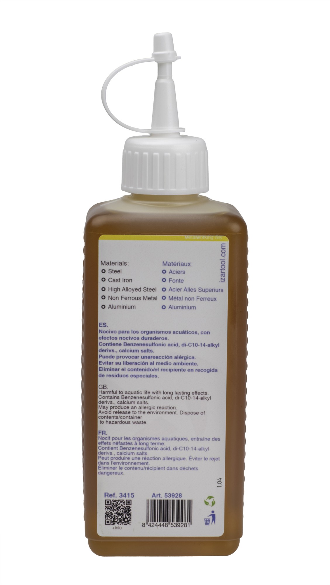 ACEITE/REFRIGERANTE CORTE - 3415 - ACEITE ALTO RENDIMIENTO 0,25 L