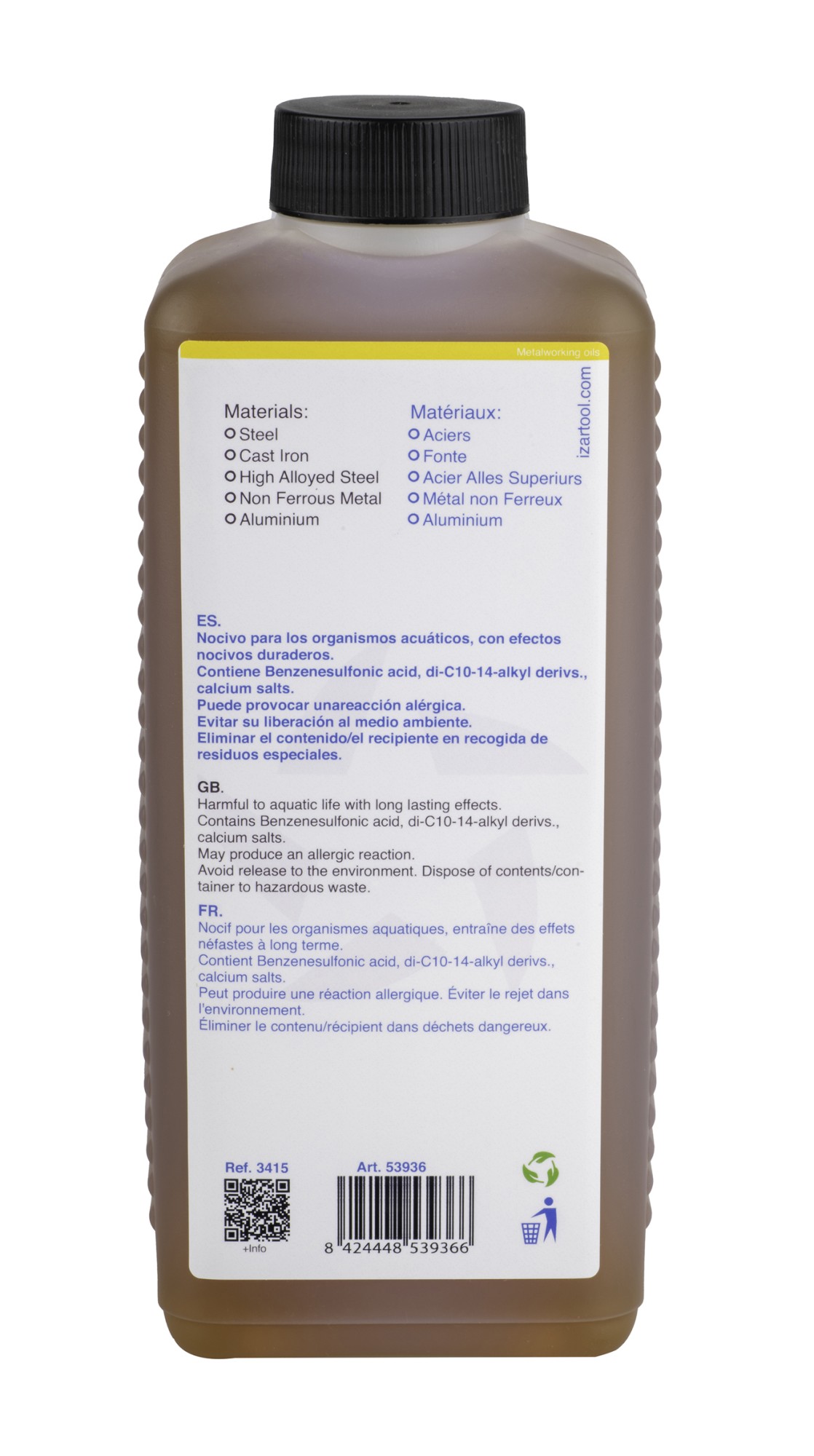 ACEITE/REFRIGERANTE CORTE - 3415 - ACEITE ALTO RENDIMIENTO 1,00 L