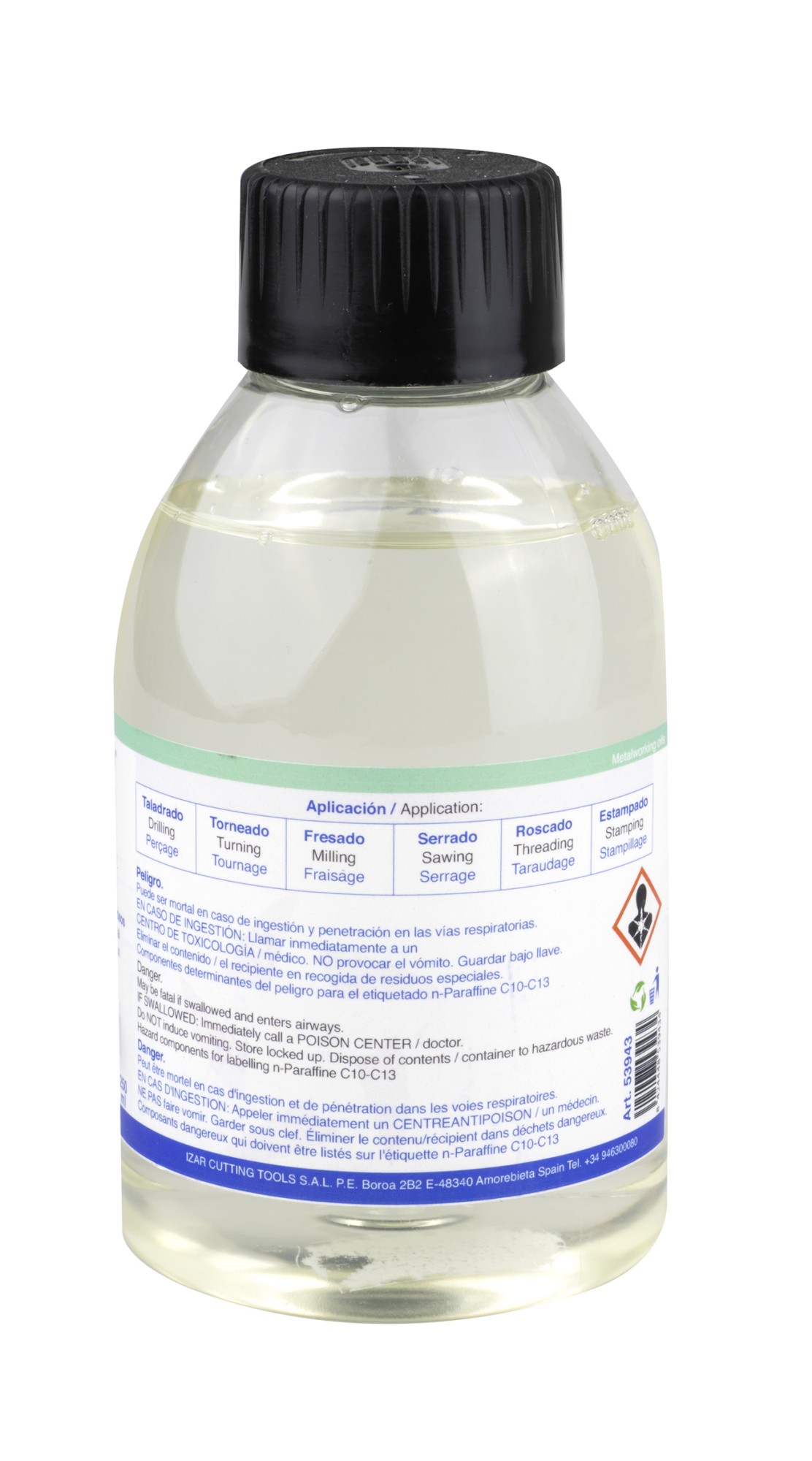 ACEITE/REFRIGERANTE CORTE - 3415 - ACEITE MATS. NO FERROSOS 0,25 L