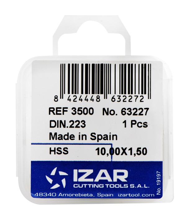 COJINETE MANO HSS DIN223 (M/MF) - 3500 - 02,00X0,40