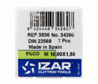 COJINETE MANO HSS Co DIN22568 (M) - 3536 - 03,00X0,50