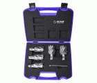 FRESA HUECA HSS-XT MAQUINA ELECTROMAGNETICA UNIVERSAL - 4060 - SET AZUL 24-26-28-30-32 mm