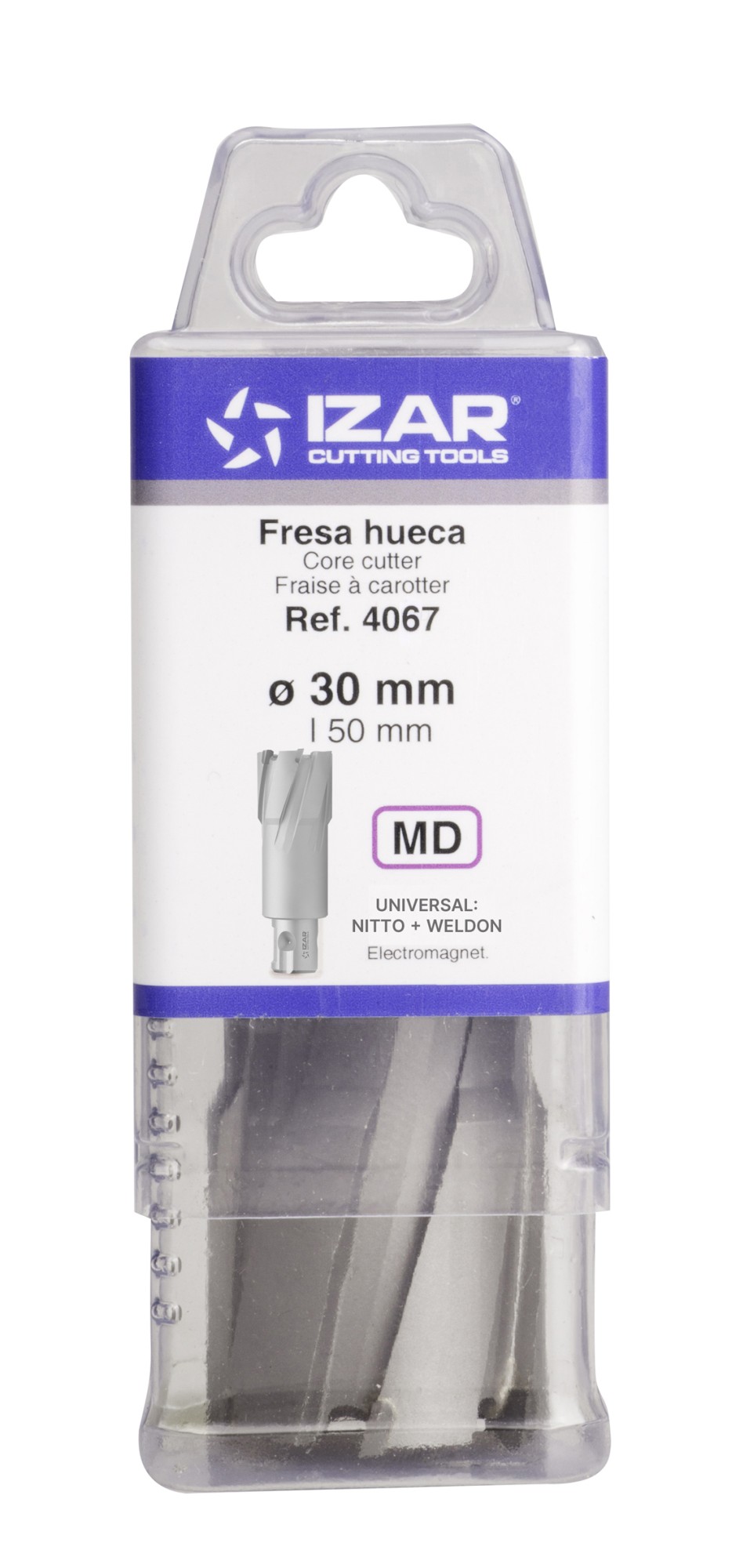 FRESA HUECA TCT LARGA MAQUINA ELECTROMAGNETICA UNIVERSAL - 4067 - 14,00X50 mm