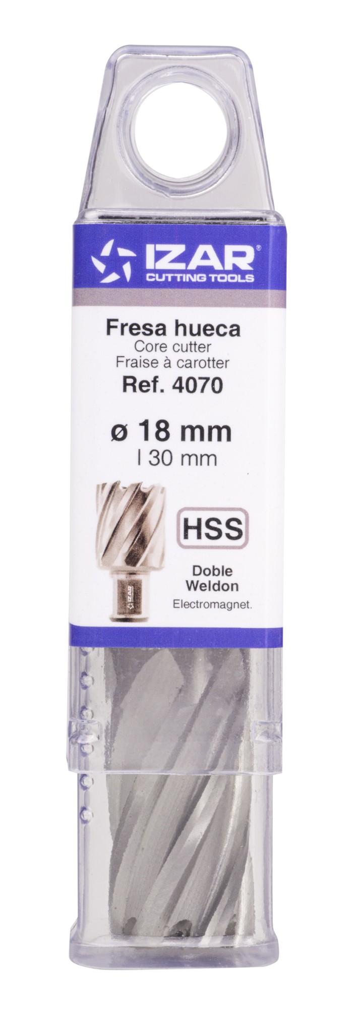 FRESA HUECA HSS-XT MAQUINA ELECTROMAGNETICA - 4070 - 12,00X30 mm