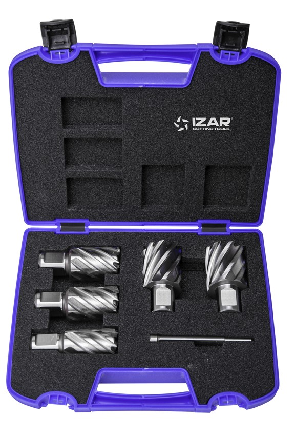 FRESA HUECA HSS-XT MAQUINA ELECTROMAGNETICA - 4070 - SET 24-26-28-30-32 mm