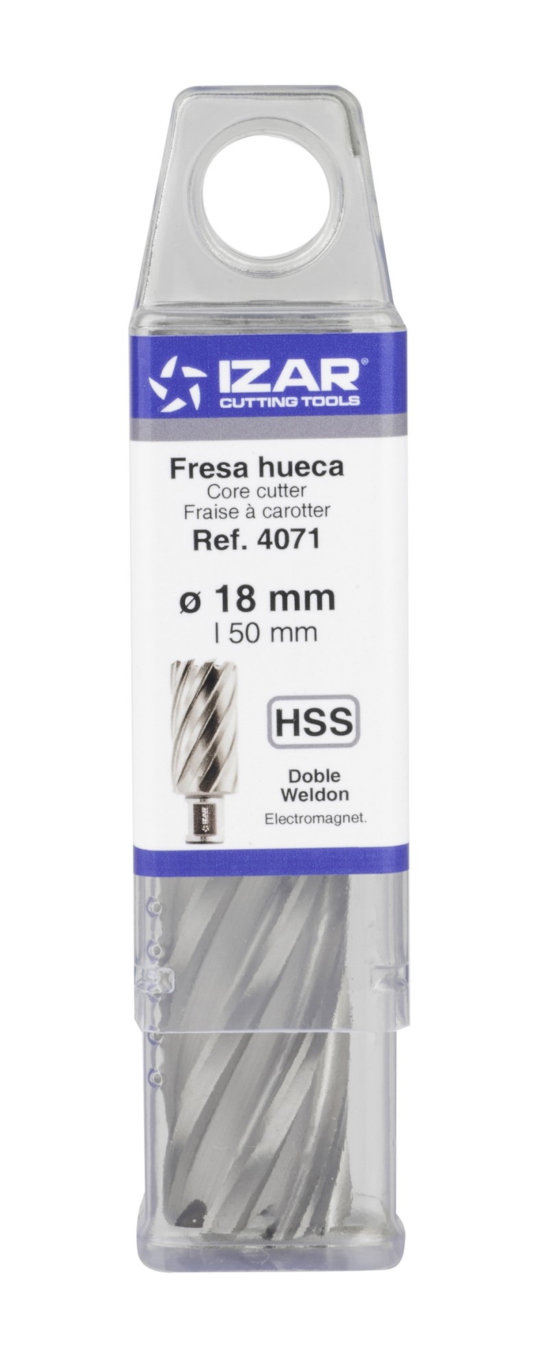 FRESA HUECA HSS-XT LARGA MAQUINA ELECTROMAGNETICA - 4071 - 12,00x50 mm