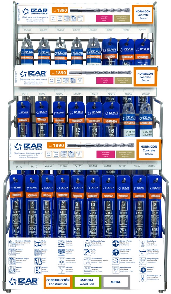 DISPLAYS Y PRESENTACIONES - 4995 - DISP. 01 - BROCA-MARTILLO SDS PLUS 1