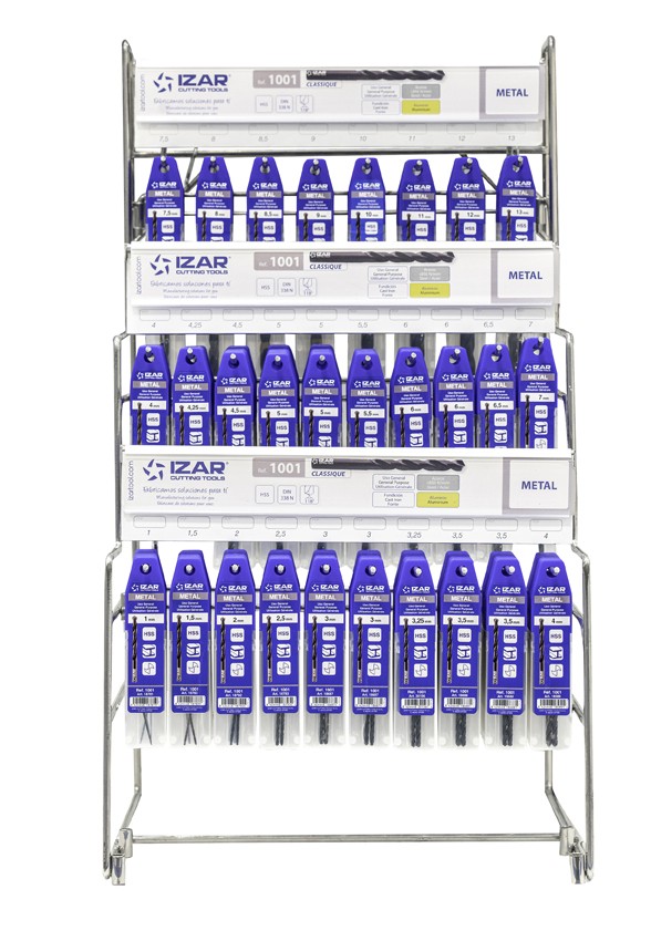 DISPLAYS Y PRESENTACIONES - 4995 - DISP. 14 - BROCA MANGO CILINDRICO HSS (DIN 338 N)