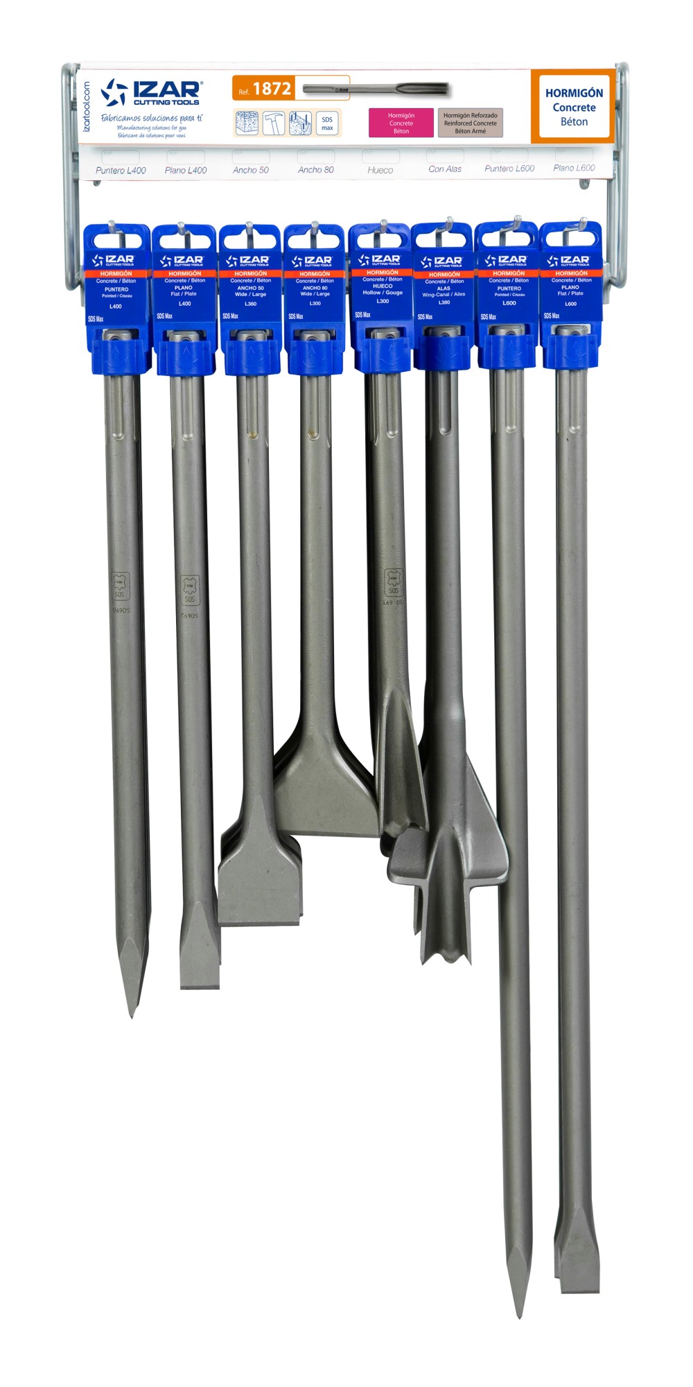 DISPLAYS Y PRESENTACIONES - 4995 - DISP. 35 - CINCELES SDS MAX