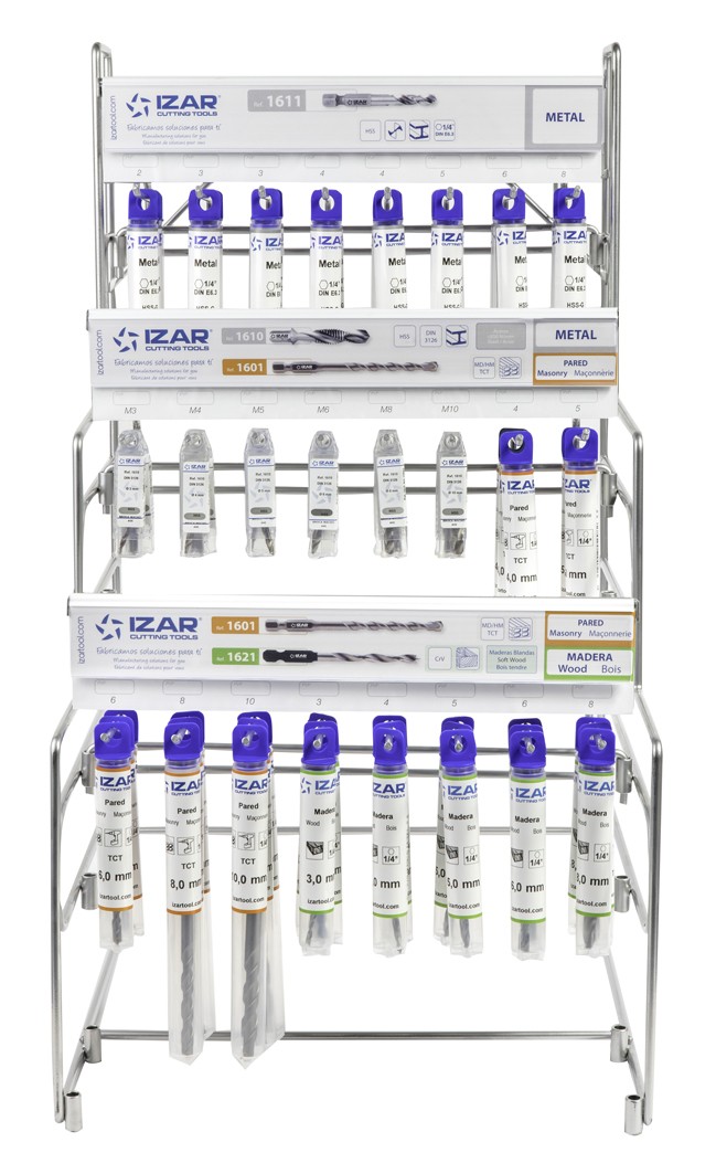 DISPLAYS Y PRESENTACIONES - 4995 - DISP. 54 - BROCAS MANGO HEXAGONAL