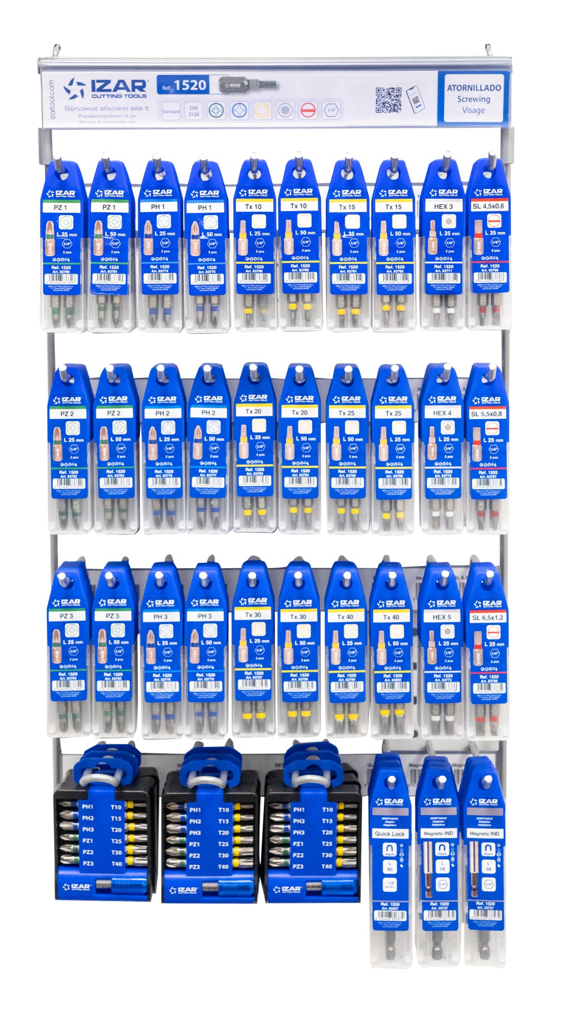 DISPLAYS Y PRESENTACIONES - 4995 - DISP. 71 - PUNTAS ATORNILLAR EV-PACK