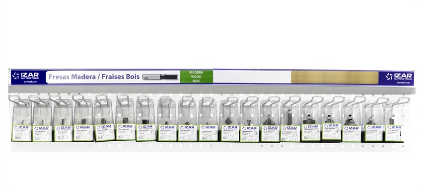 DISPLAYS Y PRESENTACIONES - 4995 - LINEA FRESAS MADERA (1M)