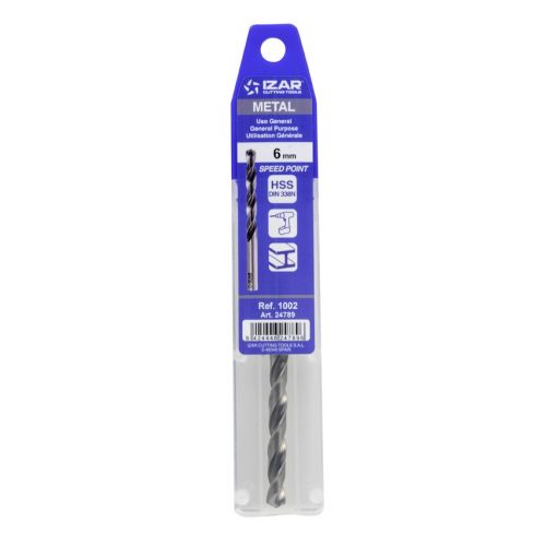 BROCA HSS DIN338N SPEEDPOINT BLISTER - 1002 - 1,00 mm