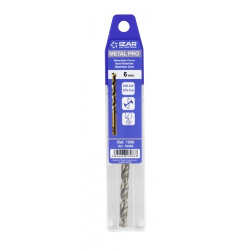 BROCA HSS Co DIN338N BLISTER - 1006 - 1,00 mm
