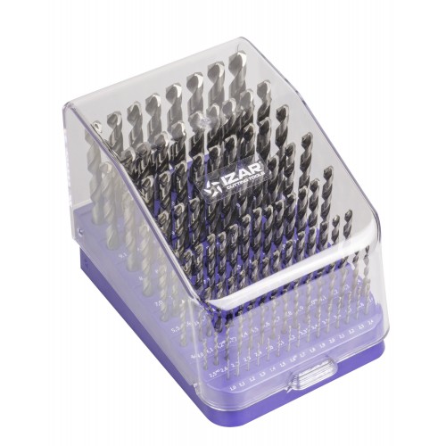 MINI-CABINET BROCAS DIN338N 99-UDS. - 1404 - 1-10X0,10 + PREVIOS ROSCADO ≤ 13 mm HSS SPLIT POINT (1013)