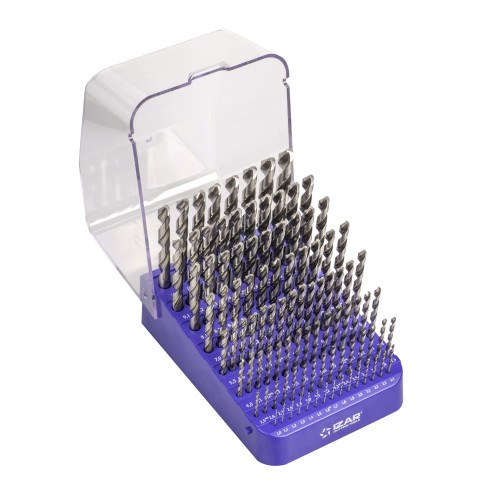 MINI-CABINET BROCAS DIN338N 99-UDS. - 1404 - 1-10X0,10 + PREVIOS ROSCADO ≤ 13 mm HSS SPLIT POINT (1013)