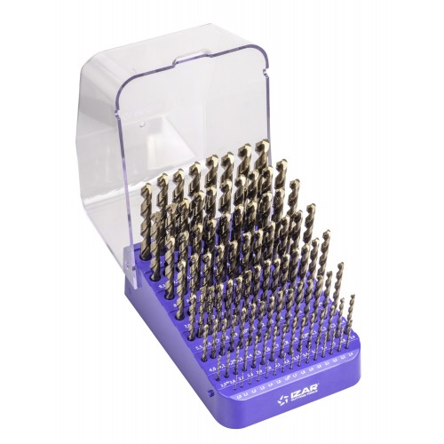 MINI-CABINET BROCAS DIN338N 99-UDS. - 1404 - 1-10X0,10 + PREVIOS ROSCADO ≤ 13 mm HSSE (1016)