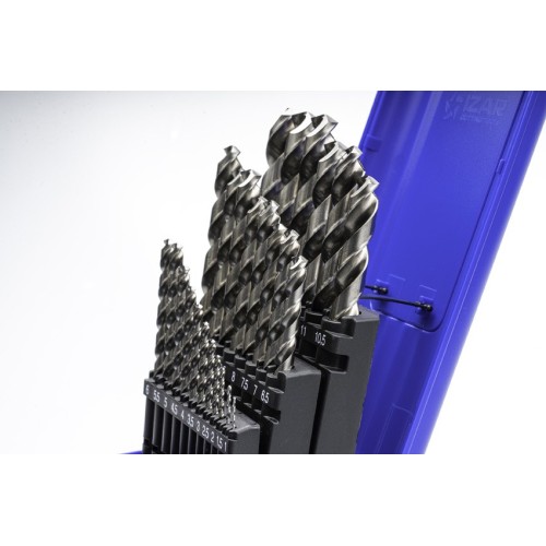 JUEGO BROCAS DIN338 25-UDS. - 1456 - 1-13X0,50 HSS Co INOX (1020)