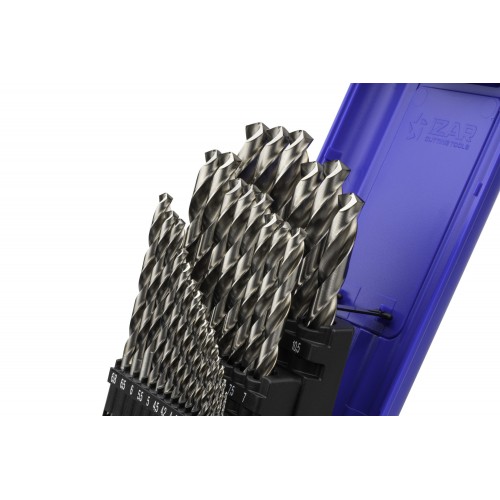 JUEGO BROCAS DIN338 29-UDS. - 1459 - 1-13X0,50 + PREVIOS ROSCADO HSS SPLIT POINT (1013)