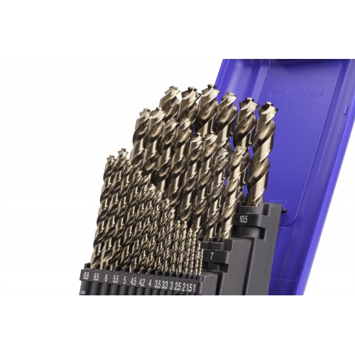 JUEGO BROCAS DIN338 29-UDS. - 1459 - 1-13X0,50 + PREVIOS ROSCADO HSSE (1032)