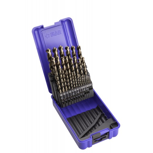 JUEGO BROCAS DIN338 29-UDS. - 1459 - 1-13X0,50 + PREVIOS ROSCADO HSSE (1032)