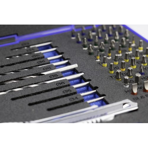 SET MIXTO  - 1461 - SET MIXTO BROCAS / PUNTAS ATORNILLAR 72 PCS.