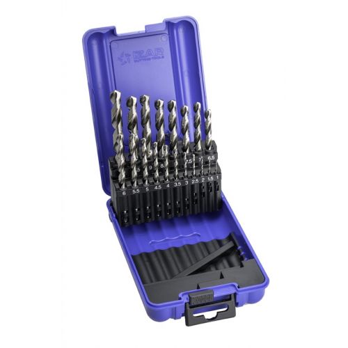 JUEGO BROCAS DIN338 19-UDS. - 1466 - 1-10X0,50 HSS SPLIT POINT C (1013)