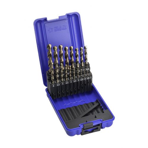 JUEGO BROCAS DIN338 19-UDS. - 1466 - 1-10X0,50 HSSE (1016)