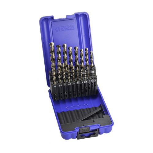 JUEGO BROCAS DIN338 19-UDS. - 1466 - 1-10X0,50 HSS Co MULTI-INOX  (1021)