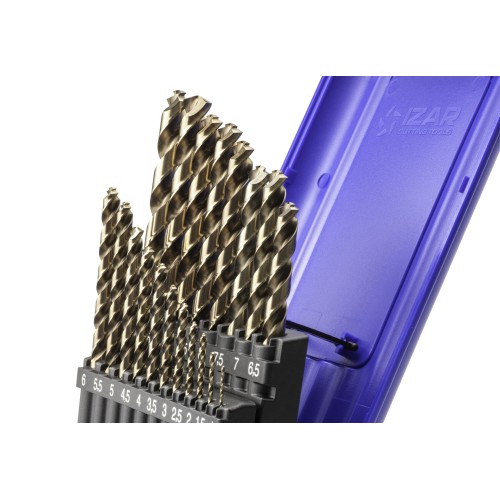 JUEGO BROCAS DIN338 19-UDS. - 1466 - 1-10X0,50 HSS Co (1032)