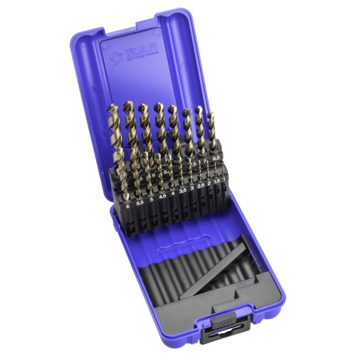 JUEGO BROCAS DIN338 19-UDS. - 1466 - 1-10X0,50 HSS Co (1032)