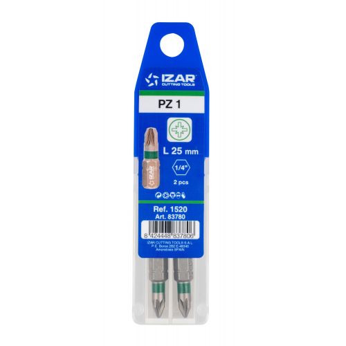 PUNTA ATORNILLAR DIN3126 STANDARD - 1520 - PZ 1 - L25 - (pack 2 pcs.  -  EUR/pack)