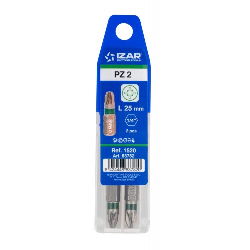 PUNTA ATORNILLAR DIN3126 STANDARD - 1520 - PZ 1 - L25 - (pack 2 pcs.  -  EUR/pack)
